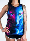 Galaxy Wolf Unisex Tank