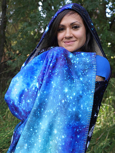 Galaxy Fox Hooded Blanket