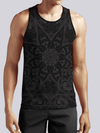 Ghost Mandala Unisex Tank Top