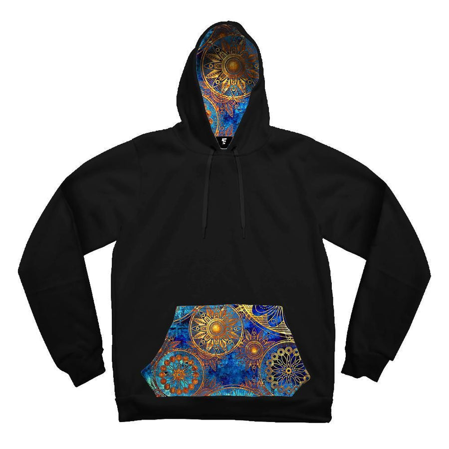 Gold Boho Contrast Unisex Hoodie