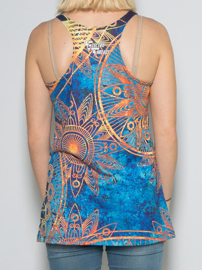 Gold Boho Racerback Tank