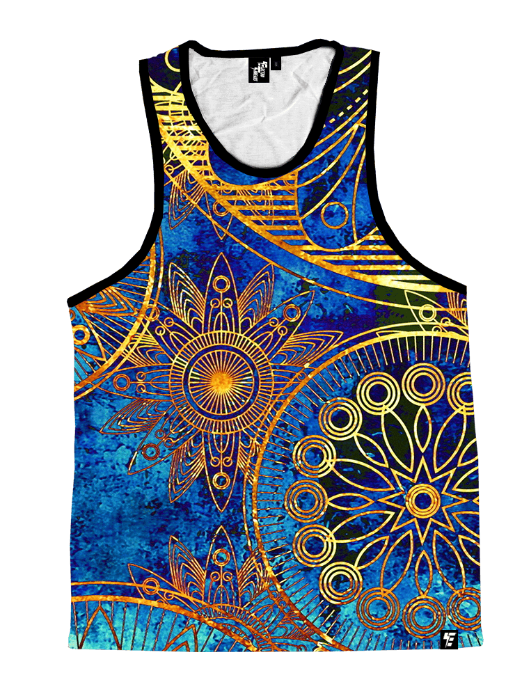 Gold BOHO Unisex Tank Top