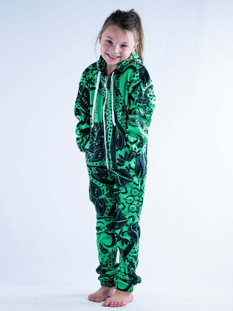 Green Mandala Youth Onesie