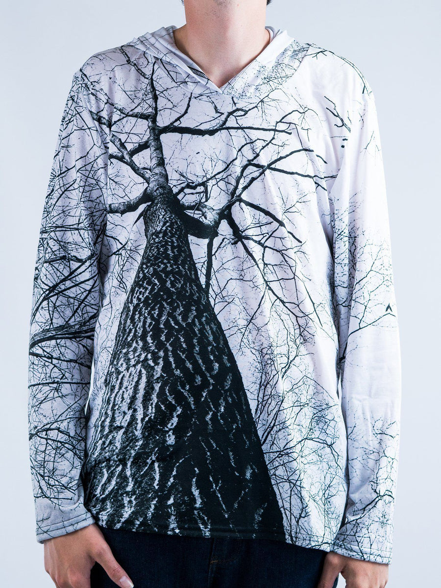 Higher Trees Unisex Hooded Long Sleeve Shirt