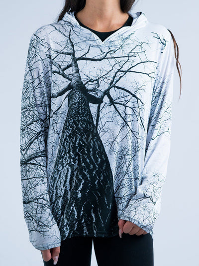 Higher Trees Unisex Hooded Long Sleeve Shirt