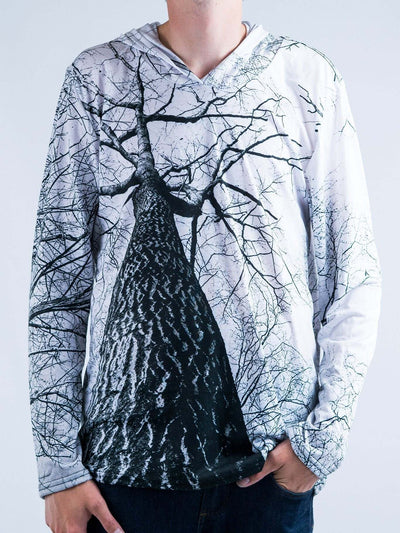 Higher Trees Unisex Hooded Long Sleeve Shirt