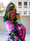 Holo Melt Hooded Blanket