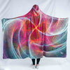 Hypnotic Vortex Hooded Blanket