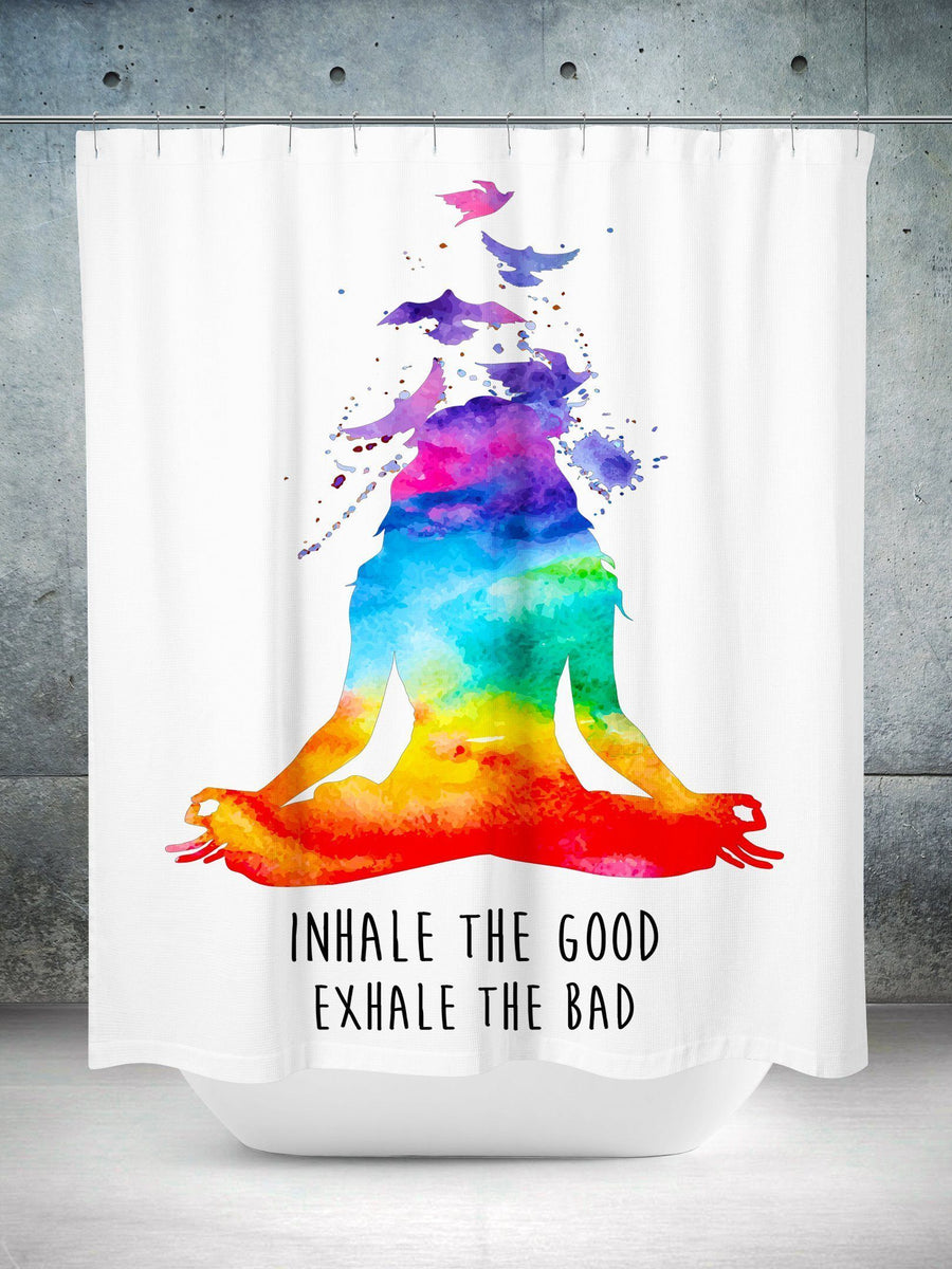 Inhale The Good Shower Curtain