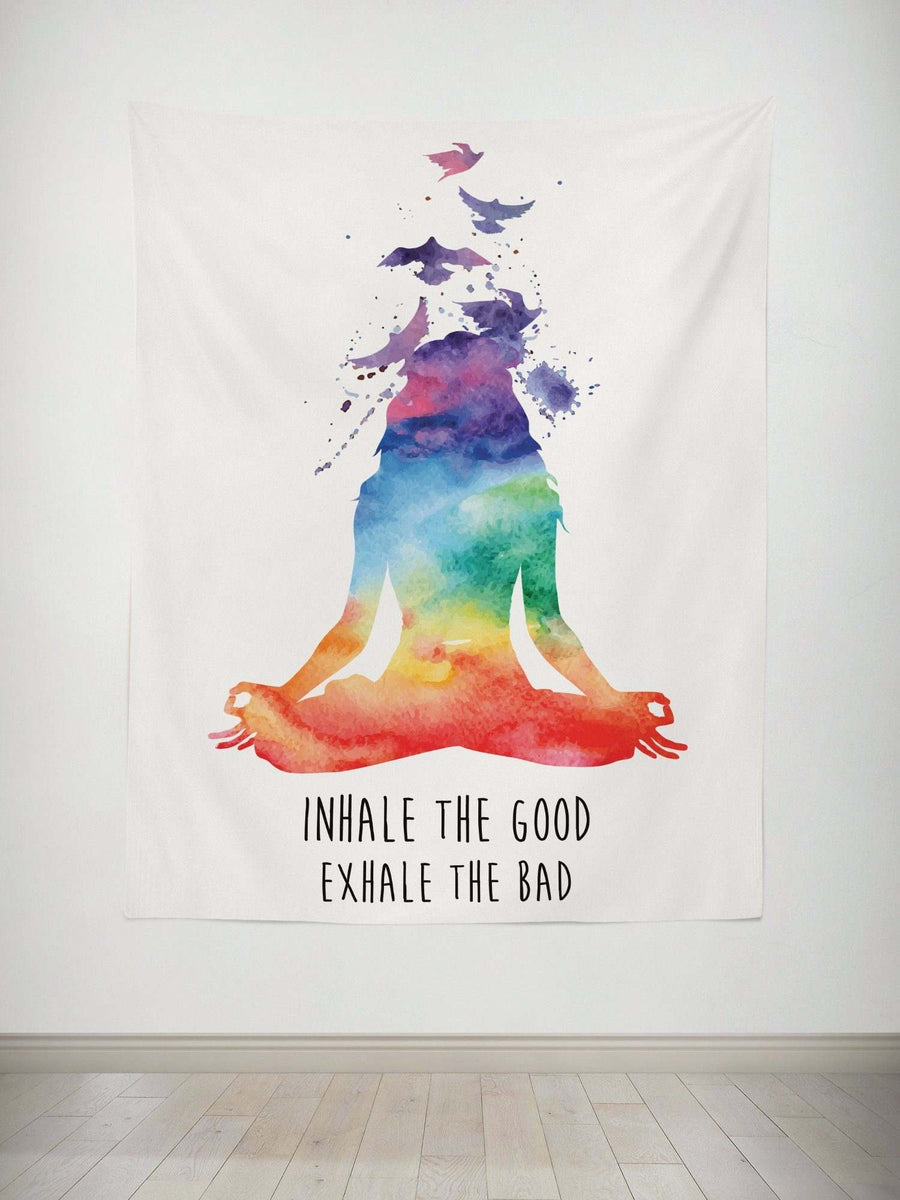 Inhale the Good Wall Tapestry