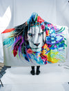 King Of Lions Hooded Blanket