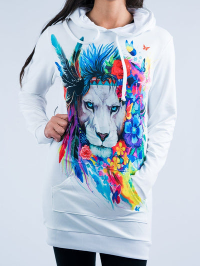 King of Lions Hooded Dress