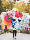 Life and Death Hooded Blanket