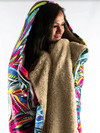 Lunar Lion Hooded Blanket