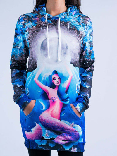 Lunar Mermaid Hooded Dress