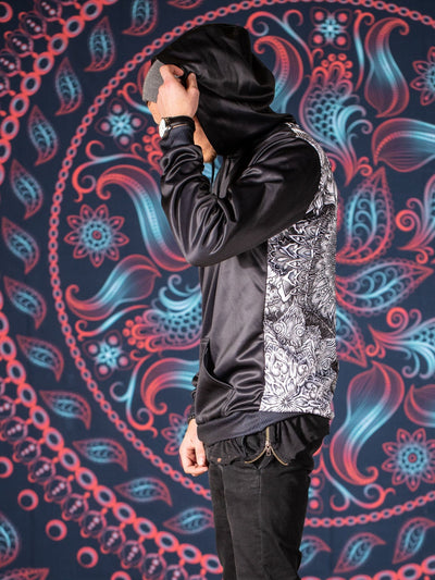 Mandala Bloom V2 Back Panel Unisex Hoodie