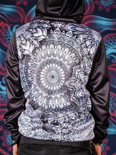 Mandala Bloom V2 Back Panel Unisex Hoodie