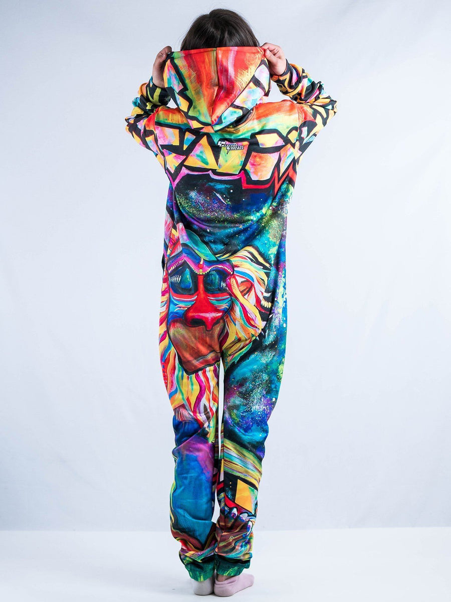 Meditating Rafiki Adult Onesie