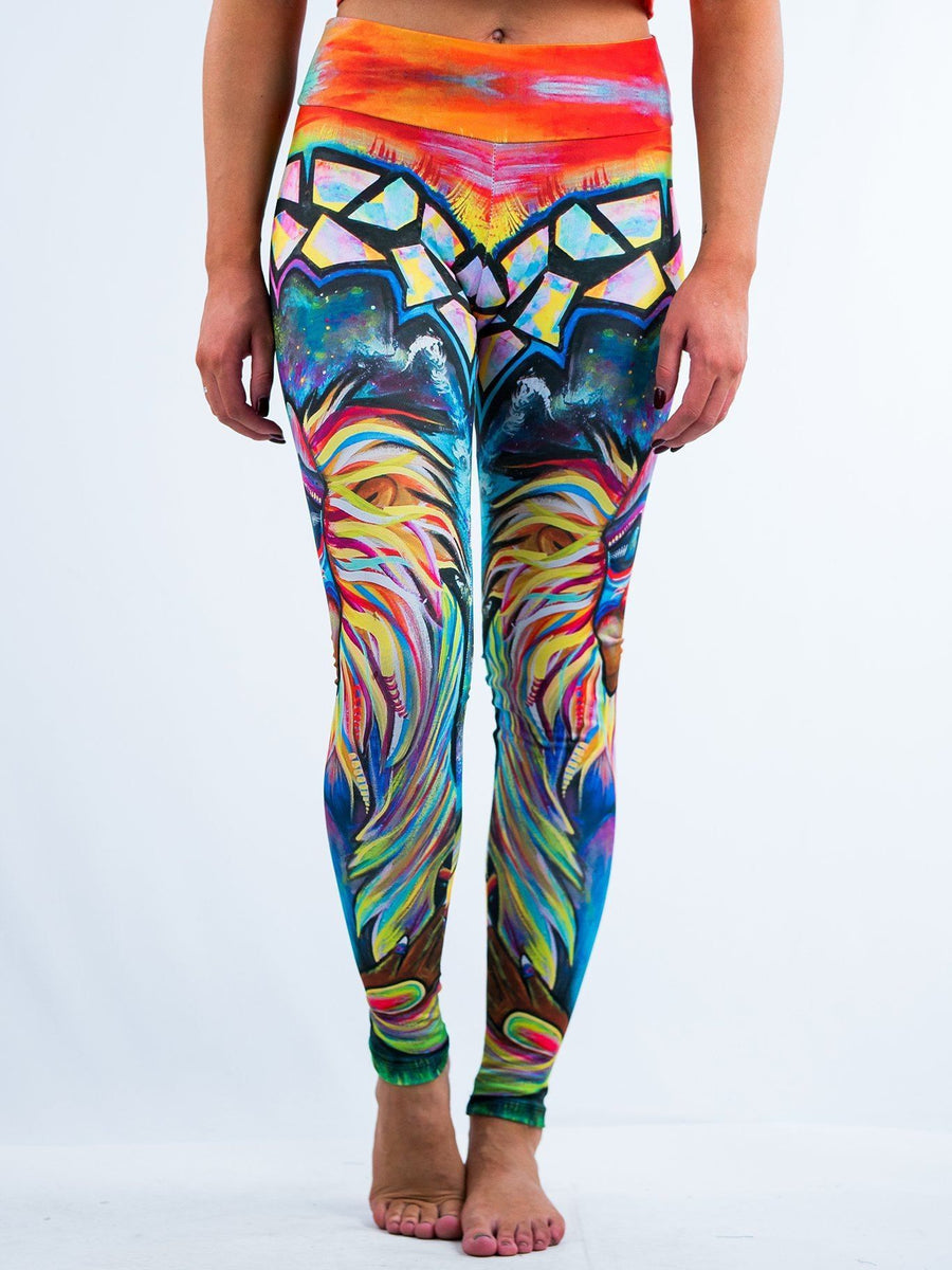 Meditating Rafiki Leggings