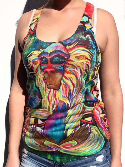 Meditating Rafiki RacerBack Tank