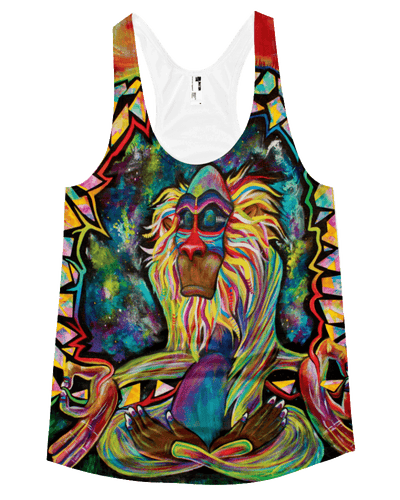 Meditating Rafiki RacerBack Tank