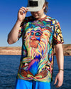 Meditating Rafiki Unisex Crew