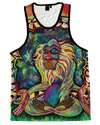 Meditating Rafiki Unisex Tank Top