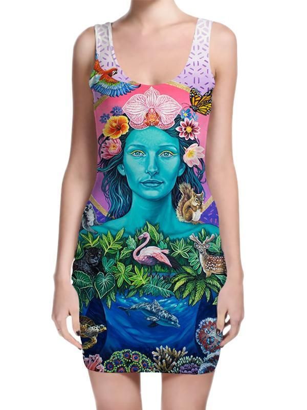 Mother Earth Mini Dress