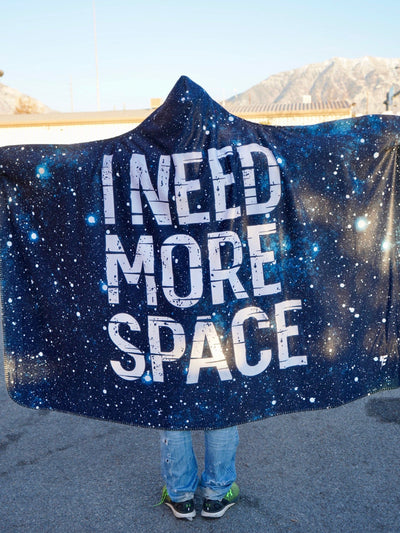 Need More Space Hooded Blanket