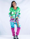 Neon Giraffe Adult Onesie