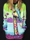 Neon Giraffe Unisex Hoodie