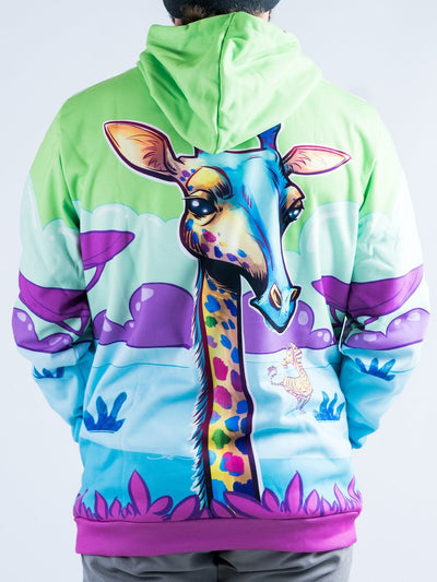 Neon Giraffe Unisex Hoodie