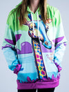 Neon Giraffe Unisex Hoodie