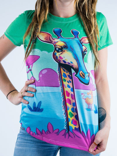 Neon Giraffe Women's Crew