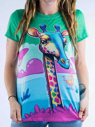 Neon Giraffe Women's Crew