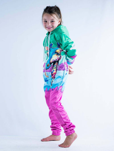 Neon Giraffe Youth Onesie