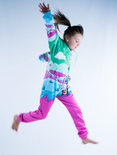 Neon Giraffe Youth Onesie