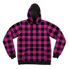 Neon Pink Black Plaid