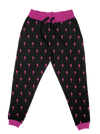 Neon Pink Bolt Unisex Joggers