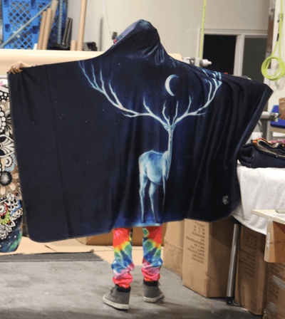 Night Bringer Hooded Blanket