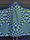 Optical Illusion 1 Hooded Blanket