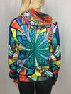 Optical Stained Glass Unisex Hoodie