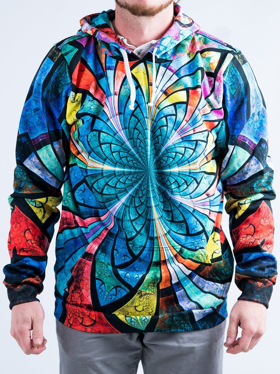 Optical Stained Glass Unisex Hoodie