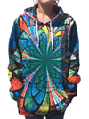 Optical Stained Glass Unisex Hoodie