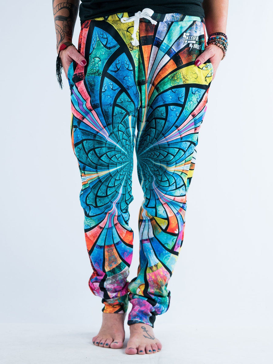 Optical Stained Glass Unisex Joggers