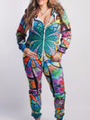 Optical Stained Glasss Adult Onesie