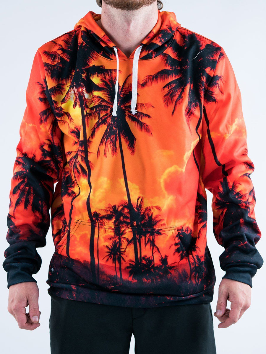 Palm Tree Sunset Unisex Hoodie