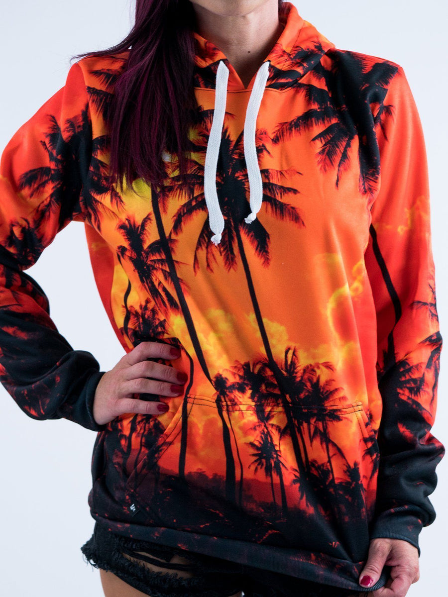 Palm Tree Sunset Unisex Hoodie