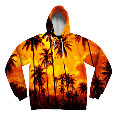 Palm Tree Sunset Unisex Hoodie