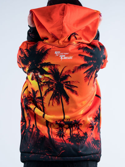 Palm Tree Sunset Unisex Hoodie